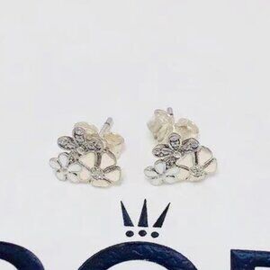 Pandora Pink Flower Stud earrings